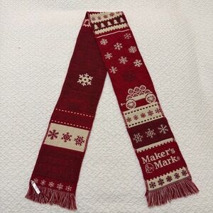 Maker’s Mark Christmas Scarf Red
